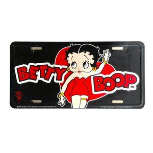 Betty Boop Booster License Plate Hearst Corporation 2000 King Features Syndicate